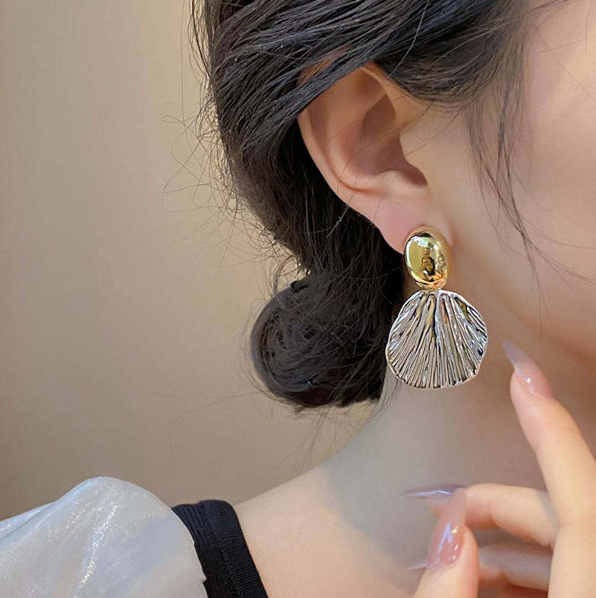 Aurelia Luxe™ Textured Gold Statement Jewelry