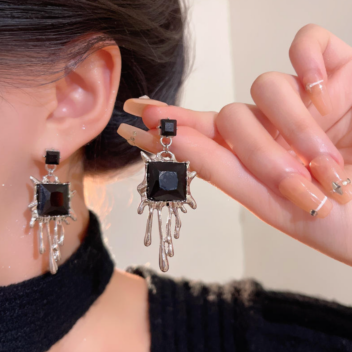 Celestine Argent™ Sculptural Silver Statement Jewelry