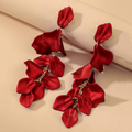 Rosé Petale™ Rose Petal Statement Earrings